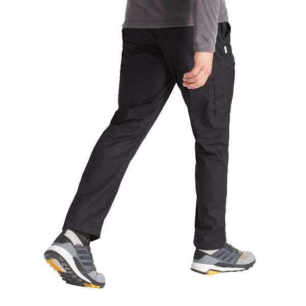 Craghoppers Mens Expert Kiwi Tailored Cargo Trousers 38R Svart Black 38R