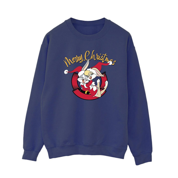 Looney Tunes Dam/Damer Lola God Jul Sweatshirt XXL Navy Blue XXL