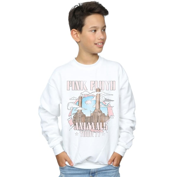 Pink Floyd Boys Animal Factory Sweatshirt 5-6 år Vit White 5-6 Years