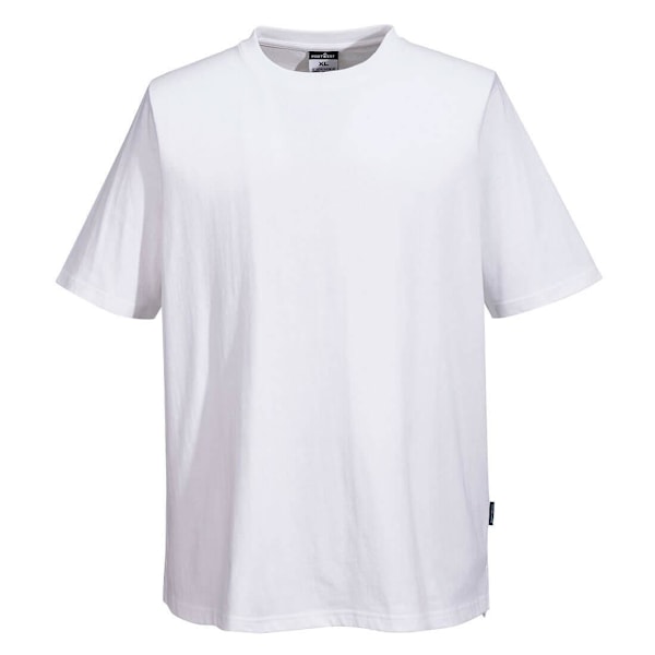 Portwest Unisex Vuxen Pro Cotton MeshAir Kortärmad T-shirt White S