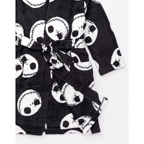 Nightmare Before Christmas Barn/Barnkläder Robe 3-4 År Svart/ Black/White 3-4 Years