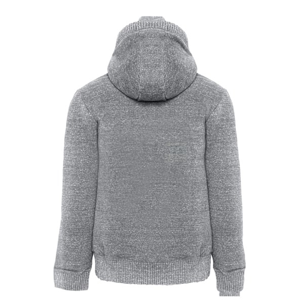 Kariban Herr Vintage Heather Sherpa Fodrad Fleecejacka L Slub Slub Grey L