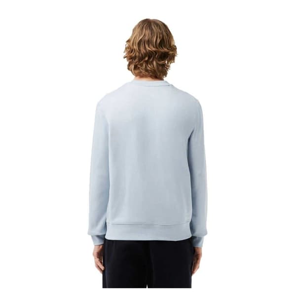 Lacoste Herr Tröja med Flocktryck i Fleece M Blå Blue M
