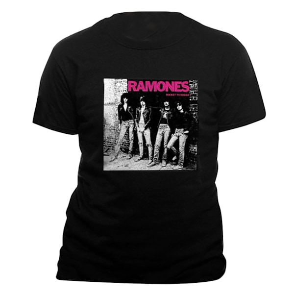 Ramones Unisex Vuxen Rocket To Russia T-Shirt S Svart Black S