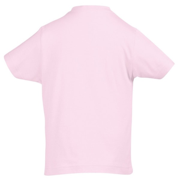 SOLS Kids Unisex Imperial Heavy Cotton kortärmad T-shirt 6 år Medium Pink 6yrs