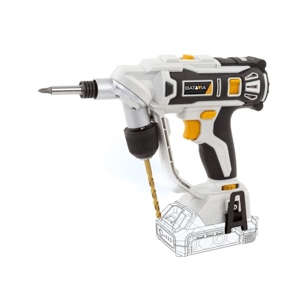 Batavia Maxxpack Twin Drill Borrmaskin & Skruvdragare 18v Bare Unit O Multi Colour One Size