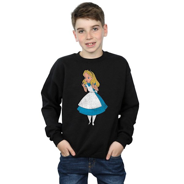 Disney Boys Alice In Wonderland Classic Alice Sweatshirt 5-6 år Sports Grey 5-6 Years