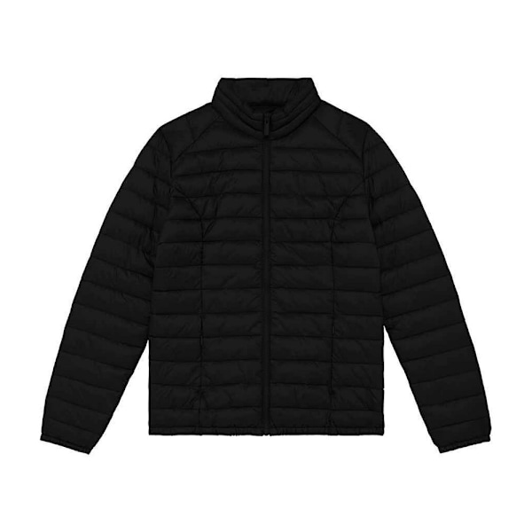 Native Spirit Dam/Kvinnor Lätt Återvunnen Vadderad Jacka XL Bla Black XL