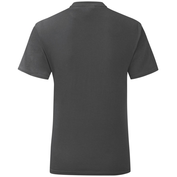 Fruit Of The Loom Iconic T-shirt för män (paket med 5) XL Light Grap Light Graphite Grey XL