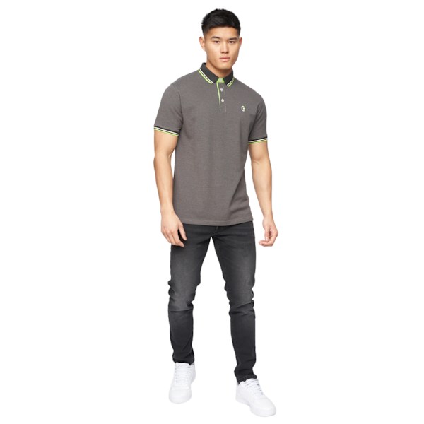 Crosshatch Herr Britmane Poloskjorta S Grå Grey S