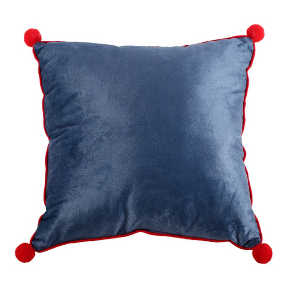 Something Different Gnome Pom Pom Kvadratisk Fylld Kudde 35cm x Blue/Green/Red 35cm x 35cm