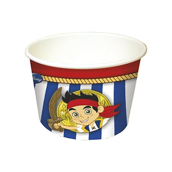 Jake och piraterna i landet Ingenstans Yo Ho glassbehållare (8-pack) Multicoloured One Size
