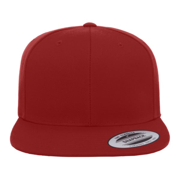 Yupoong Mens The Classic Premium Snapback- cap (paket med 2) One S Red One Size