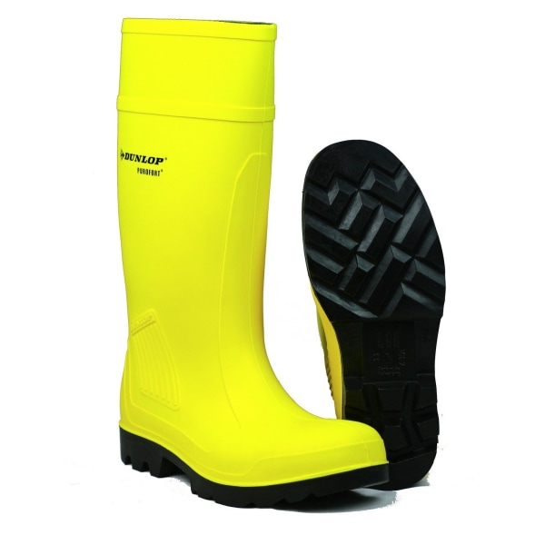 Dunlop C462241 Purofort Full Safety Standard / Herrstövlar / Saf Yellow 8 UK