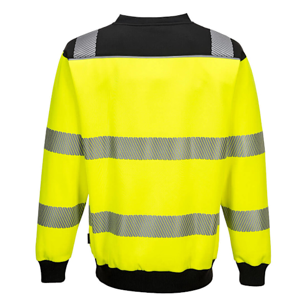 Portwest Herr PW3 Hi-Vis Sweatshirt 4XL Gul/Svart Yellow/Black 4XL