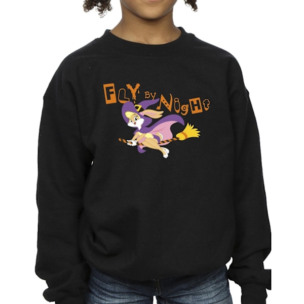 Looney Tunes Girls Lola Fly By Night Sweatshirt 5-6 år Svart Black 5-6 Years