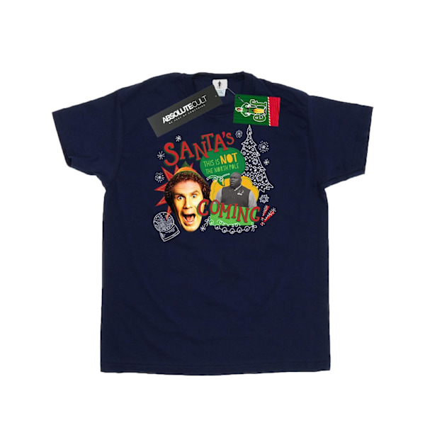 Elf Herr North Pole T-shirt M Marinblå Navy Blue M