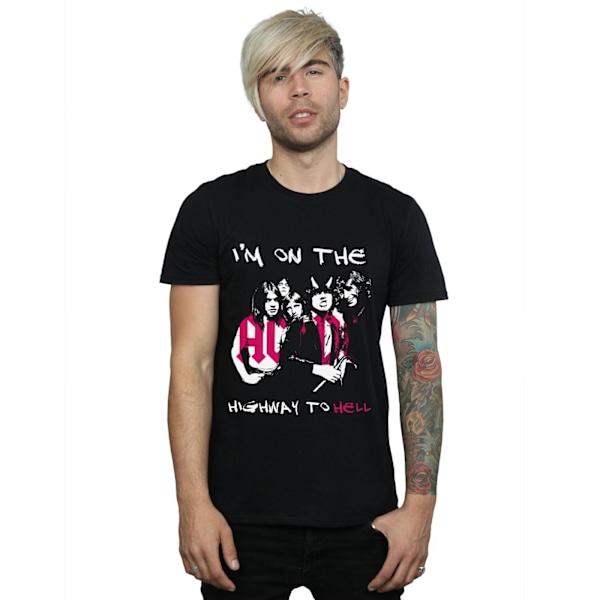 AC/DC Herr I´m On The Highway To Hell T-Shirt M Svart Black M