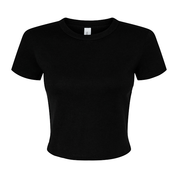 Bella + Canvas Dam/Damer Micro-Rib Crop Top XL Solid Navy Solid Navy XL