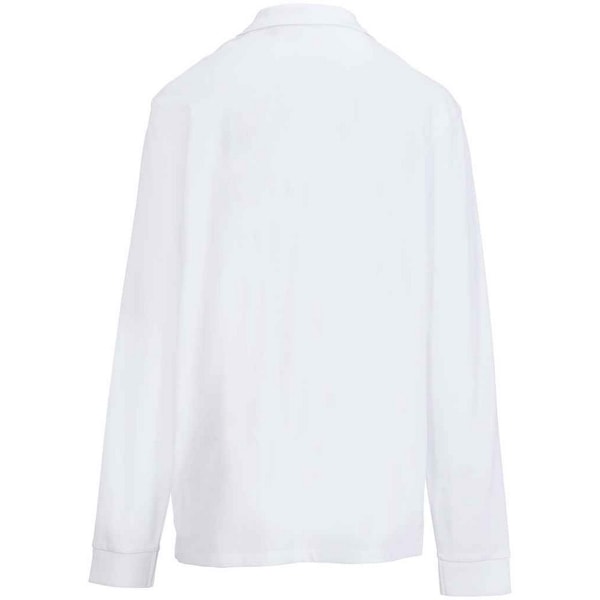 SOLS Unisex Vuxen Piké Långärmad Pikétröja XS Vit White XS