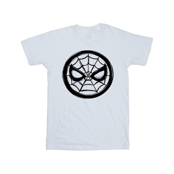 Marvel Herr Spider-Man Bröstlogotyp T-shirt M Vit White M