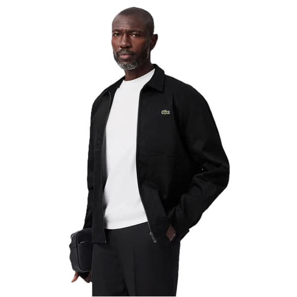 Lacoste Herr Logotyp Bomberjacka XS Svart Black XS