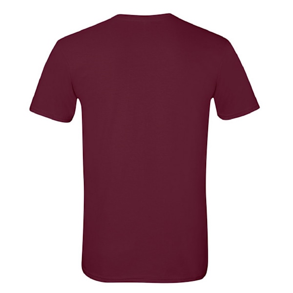 Gildan Herr Kortärmad Soft-Style T-shirt 4XL Maroon Maroon 4XL