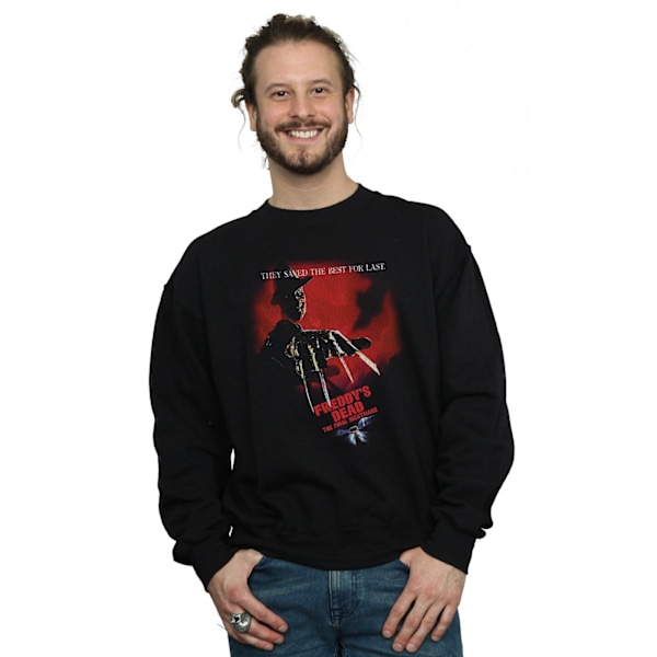 A Nightmare On Elm Street Herr Freddy's Dead Sweatshirt 5XL Svart Black 5XL