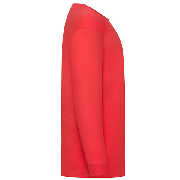 Fruit of the Loom Barn/Kids Valueweight Enkelt Långärmad Red 3-4 Years