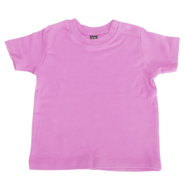 Babybugz Baby Short Sleeve T-Shirt 3-6 Bubble Gum Pink Bubble Gum Pink 3-6