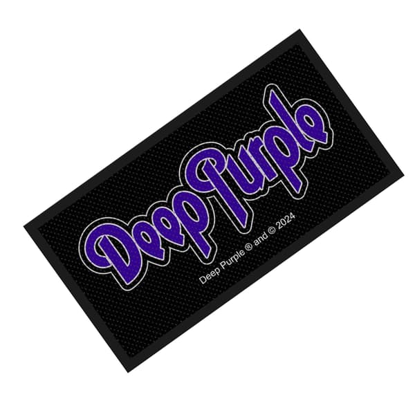 Deep Purple Vävd Logotyp Patch En Storlek Svart/Lila Black/Purple One Size