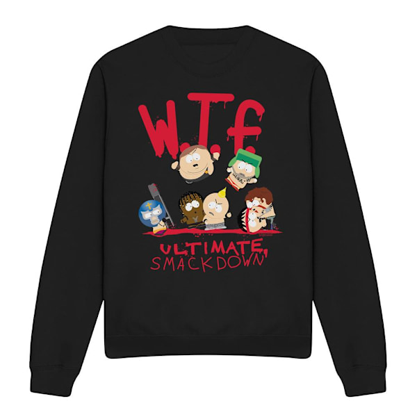 South Park Unisex Vuxen WTF Ultimate Smackdown Sweatshirt L Svart Black L