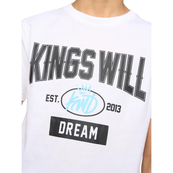 Kings Will Dream Boys Knockout T-Shirt M Vit White M