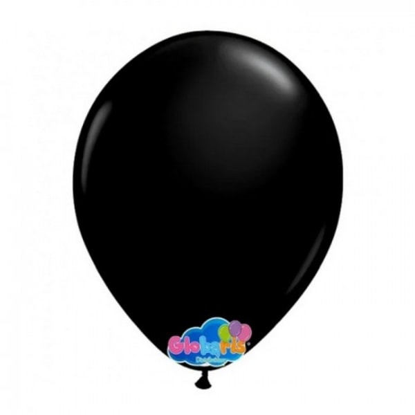Globos latex ballonger (förpackning med 100) 5 i svart Black 5in