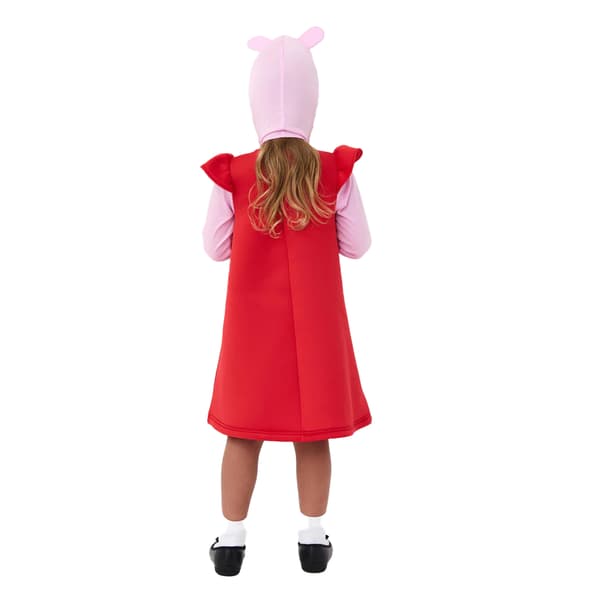 Greta Gris Flickor 3D-kostym 2-3 år Röd/Rosa Red/Pink 2-3 Years