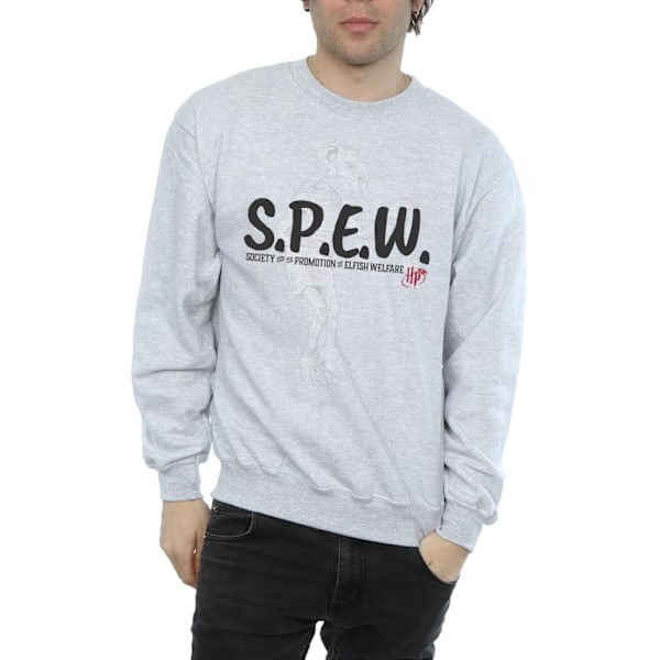 Harry Potter Dobby SPEW Sweatshirt för män 3XL Sports Grey Sports Grey 3XL