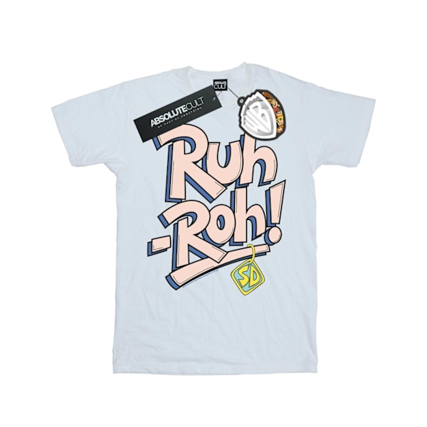 Scooby Doo Girls Ruh-Roh Hundmärke Bomull T-shirt 3-4 år Vit White 3-4 Years