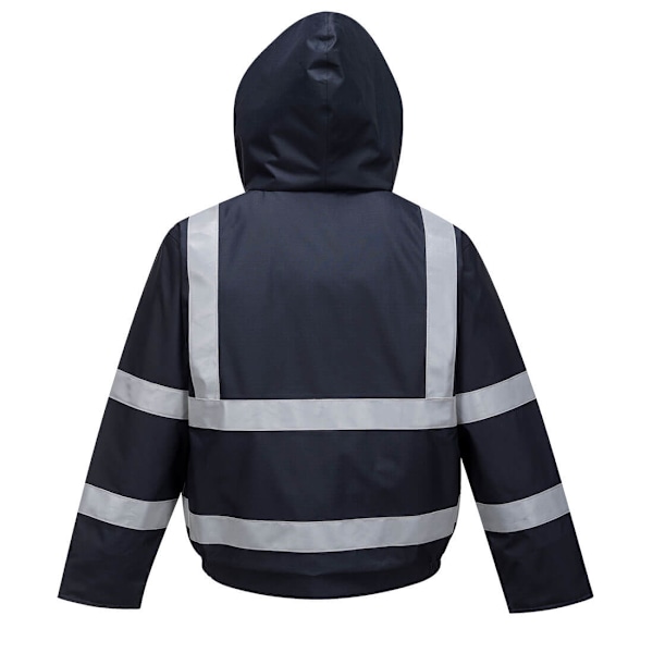 Portwest Bizflame Regnjacka Bomber Herr 4XL Marinblå Navy 4XL