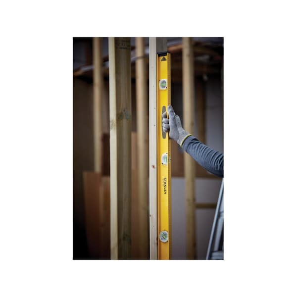 Stanley Hand Tools Pro-180 I-balk Nivå 100cm 3 libeller Multi Col Multi Colour 100cm 3 vials