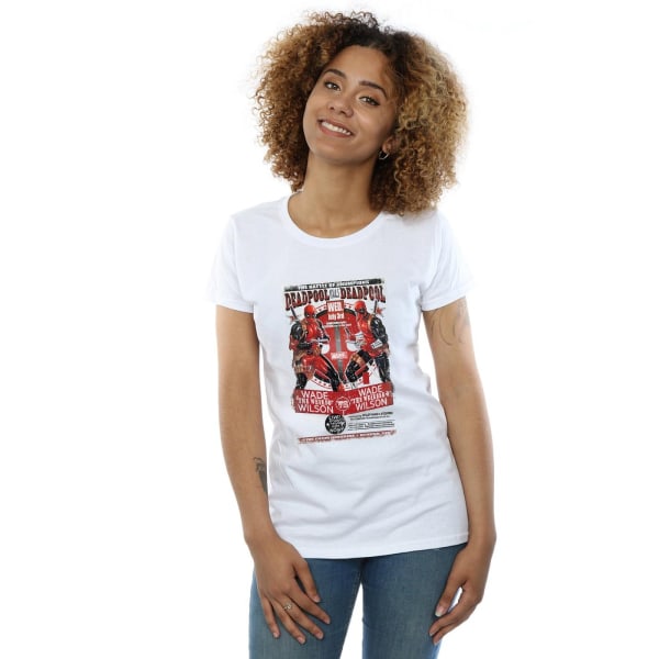 Marvel Womens/Ladies Deadpool Kills Deadpool Bomull T-shirt S W White S