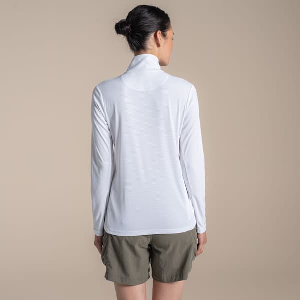 Craghoppers Dam/Dam Nosilife Half Zip Top 20 UK Vit White 20 UK