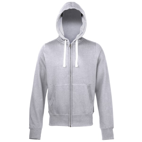 Awdis Chunky Premium Heavyweight Hooded Sweatshirt / Hoodie / Z French Navy (Grey Inner) XL