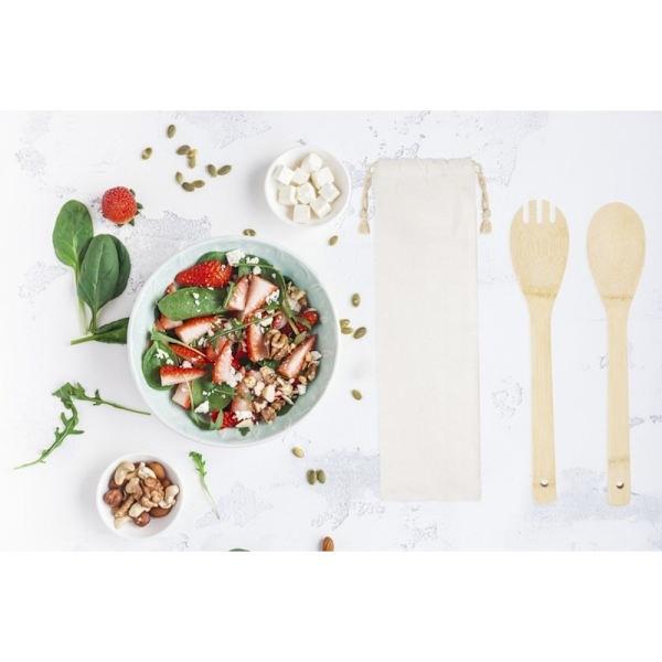 Bullet Endiv Bambuservering Redskap Set En Storlek Beige Beige One Size