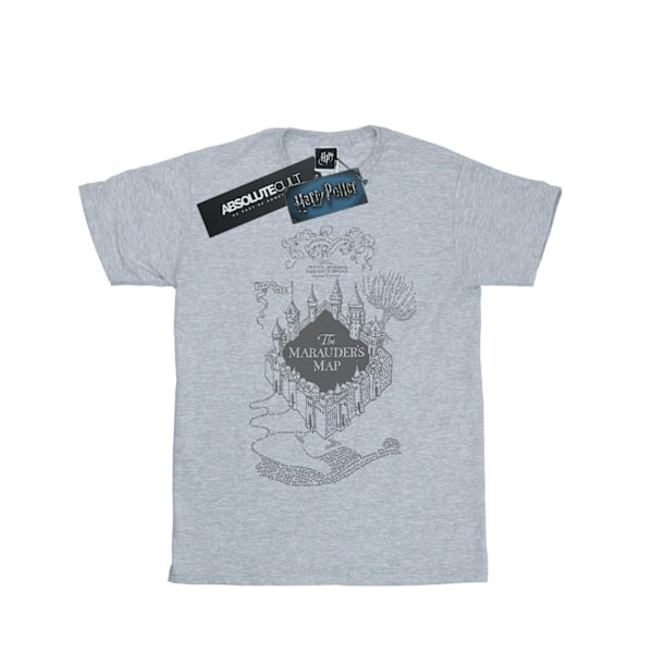 Harry Potter Boys The Marauder´s Map T-shirt 12-13 år Sport Sports Grey 12-13 Years