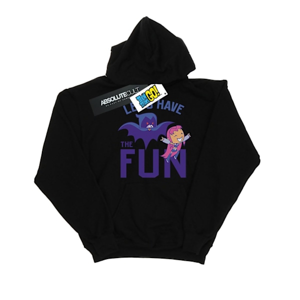 DC Comics Herr Teen Titans Go Let´s Have The Fun Hoodie L Svart Black L