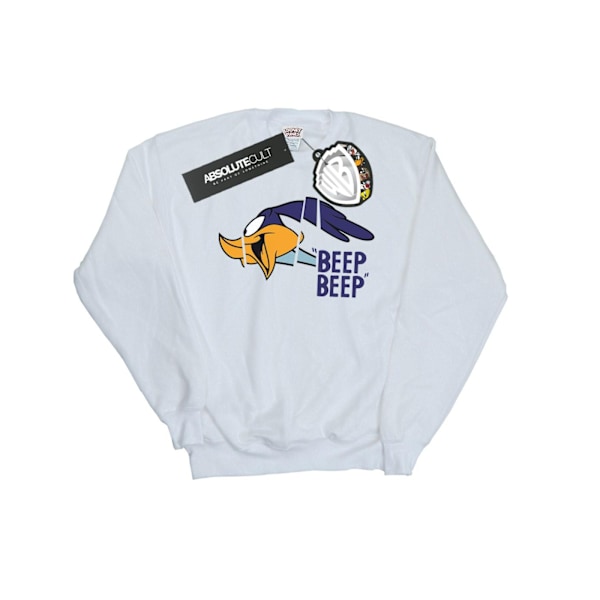 Looney Tunes Girls Road Runner Beep Beep Sweatshirt 12-13 år White 12-13 Years