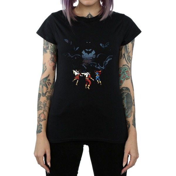 DC Comics Dam/Dam Batman Shadow Bats T-shirt i bomull L Bla Black L