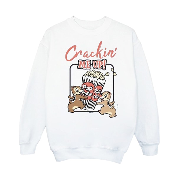 Disney Herr Chip N Dale Crackin Me Up Sweatshirt 4XL Vit White 4XL