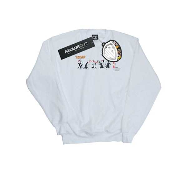 Looney Tunes Dam/Damer Sylvester Färgkod Sweatshirt M Vit White M