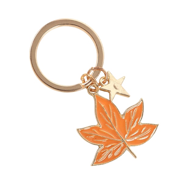 Something Different Autumn Magic Leaf Nyckelring One Size Guld/Ora Gold/Orange One Size